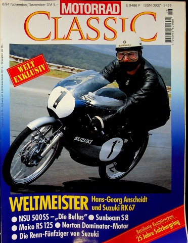 Deckblatt Motorrad Classic (06/1994)